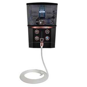 food grade semi transparent silicone flexible tube pipe compatible with kent supreme plus alkaline + copper ro+uv+uf 8 liters model water purifier with stopper 1.5 meter (5 ft)